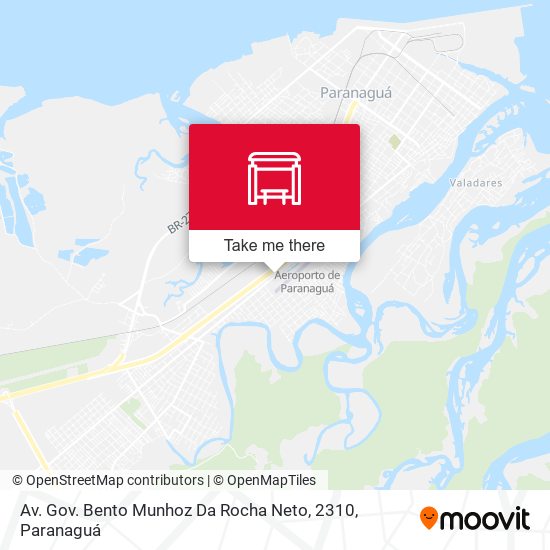 Mapa Av. Gov. Bento Munhoz Da Rocha Neto, 2310