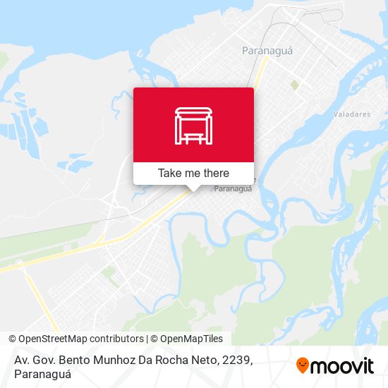 Mapa Av. Gov. Bento Munhoz Da Rocha Neto, 2239