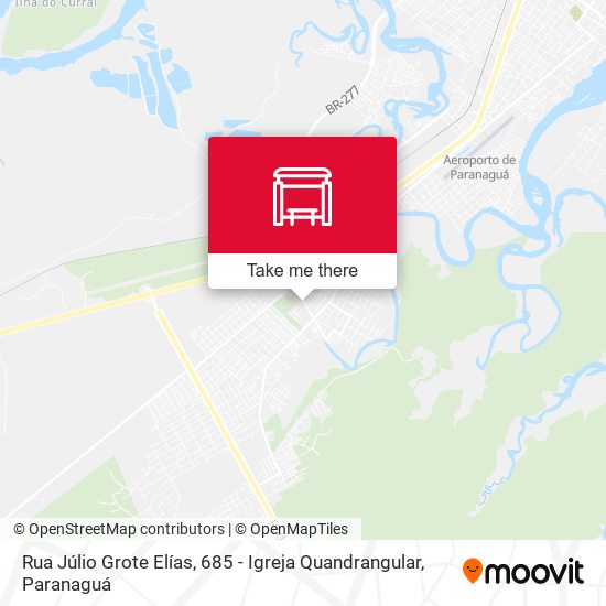 Rua Júlio Grote Elías, 685 - Igreja Quandrangular map