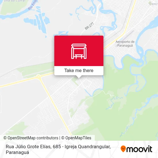Rua Júlio Grote Elías, 685 - Igreja Quandrangular map