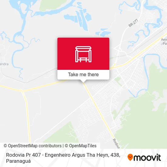 Rodovia Pr 407 -  Engenheiro Argus Tha Heyn, 438 map