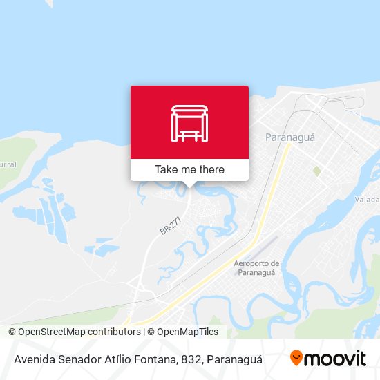 Avenida Senador Atílio Fontana, 832 map