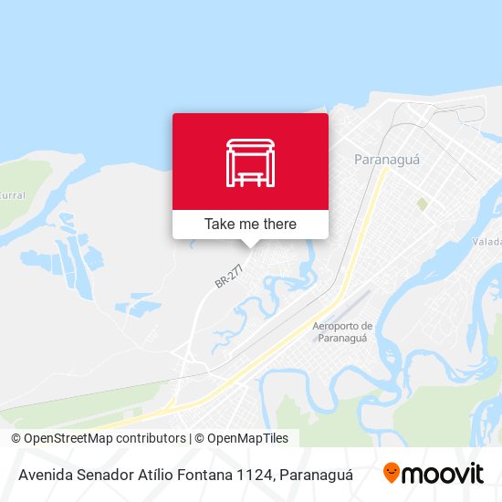 Mapa Avenida Senador Atílio Fontana 1124