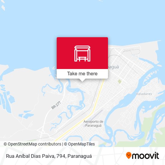 Rua Aníbal Dias Paiva, 794 map