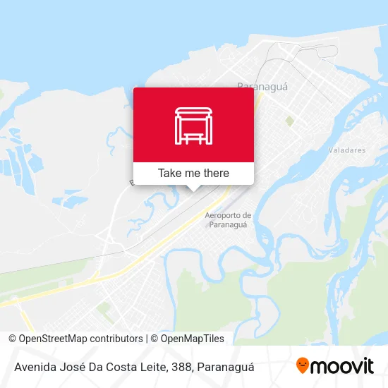 Avenida José Da Costa Leite, 388 map