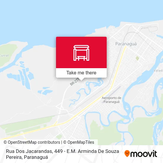 Rua Dos Jacarandas, 449 - E.M. Arminda De Souza Pereira map