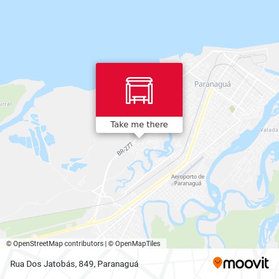 Rua Dos Jatobás, 849 map