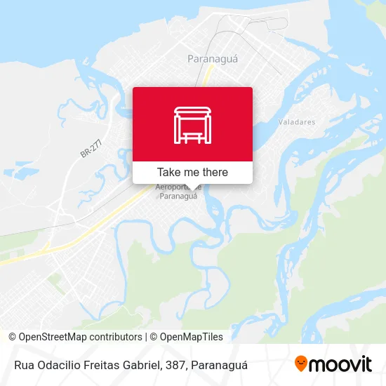 Rua Odacilio Freitas Gabriel, 387 map