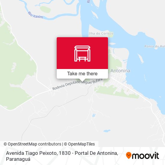 Avenida Tiago Peixoto, 1830 - Portal De Antonina map