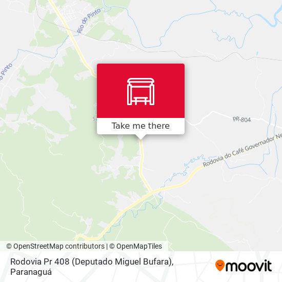 Rodovia Pr 408 (Deputado Miguel Bufara) map