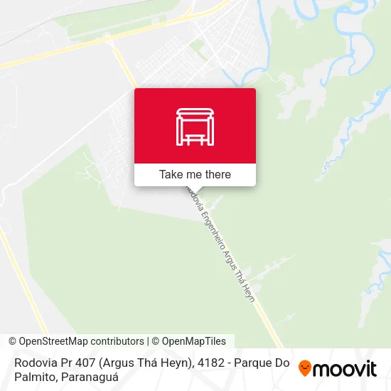 Rodovia Pr 407  (Argus Thá Heyn), 4182 - Parque Do Palmito map