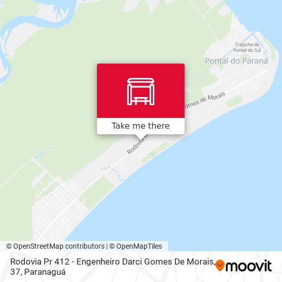Mapa Rodovia Pr 412 - Engenheiro Darci Gomes De Morais, 37