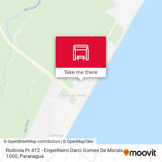 Mapa Rodovia Pr 412 - Engenheiro Darci Gomes De Morais, 1000
