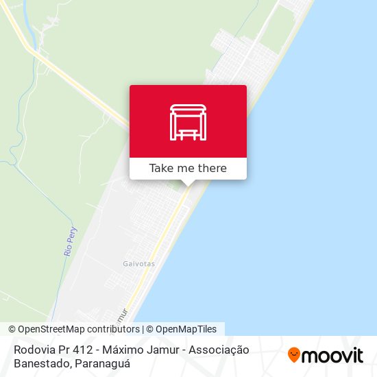 Rodovia Pr 412 - Máximo Jamur - Associação Banestado map