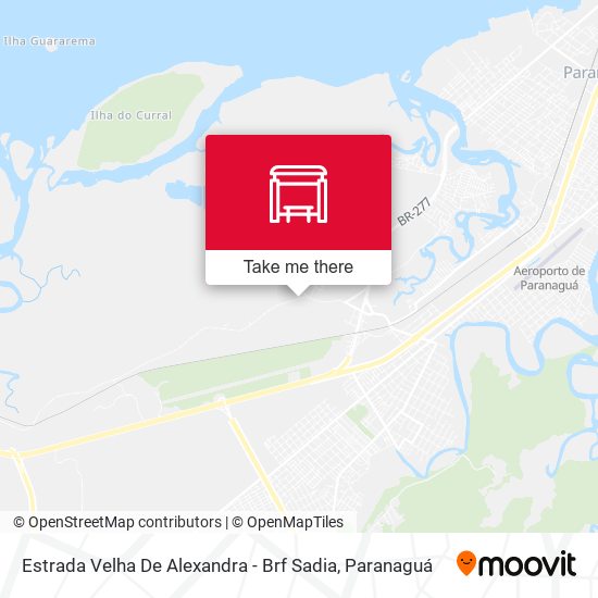 Estrada Velha De Alexandra - Brf Sadia map