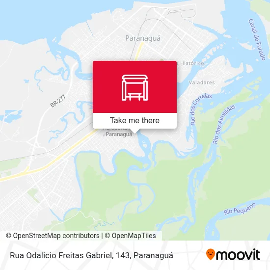 Rua Odalicio Freitas Gabriel, 143 map