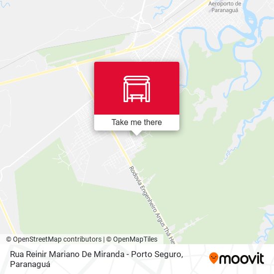 Rua Reinir Mariano De Miranda - Porto Seguro map