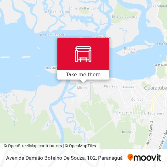 Avenida Damião Botelho De Souza, 102 map