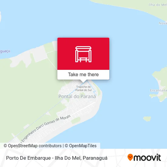 Porto De Embarque - Ilha Do Mel map