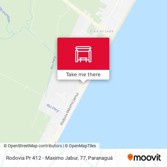 Mapa Rodovia Pr 412 - Maximo Jabur, 77