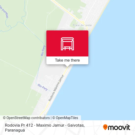 Rodovia Pr 412 - Maximo Jamur - Gaivotas map