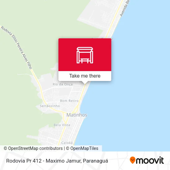 Rodovia Pr 412 - Maximo Jamur map
