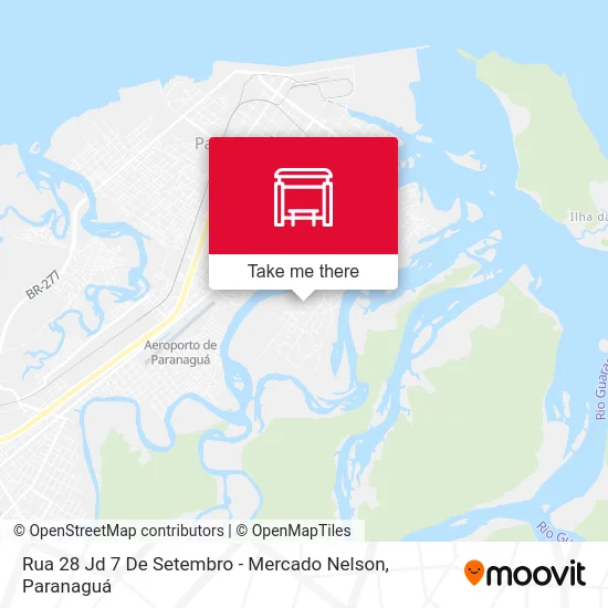 Rua 28 Jd 7 De Setembro - Mercado Nelson map