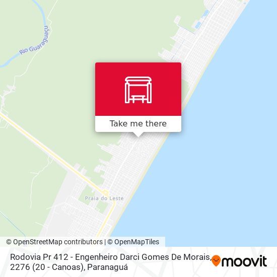 Mapa Rodovia Pr 412 - Engenheiro Darci Gomes De Morais, 2276 (20 - Canoas)