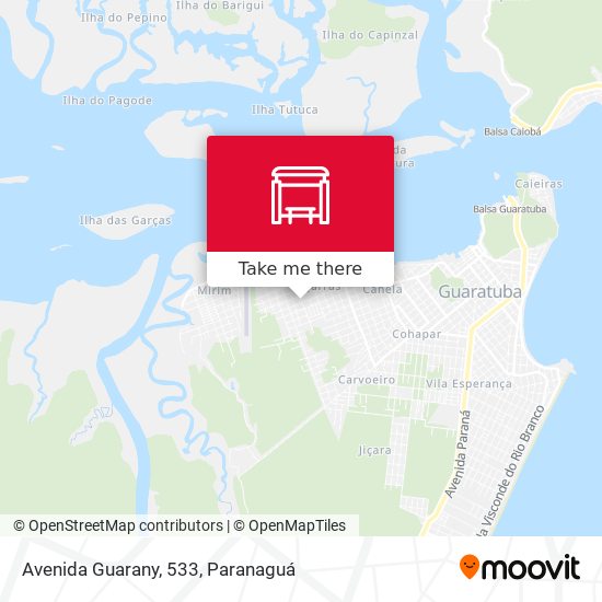 Avenida Guarany, 533 map
