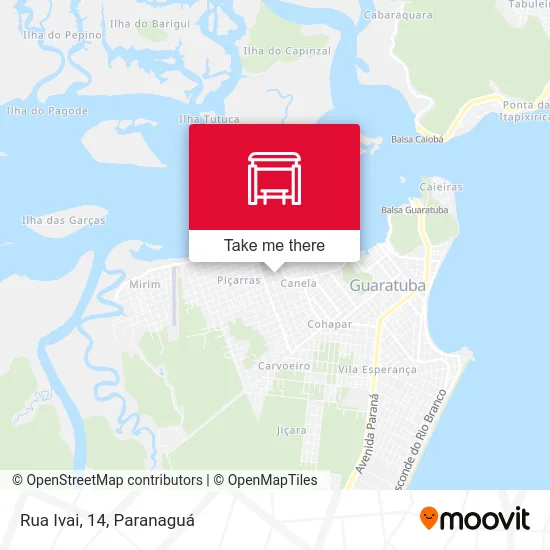 Rua Ivai, 14 map