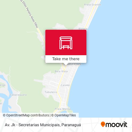 Av. Jk - Secretarias Municipais map