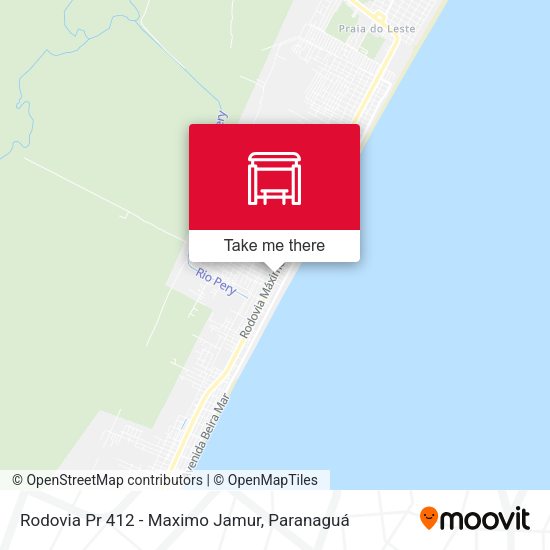 Rodovia Pr 412 - Maximo Jamur map