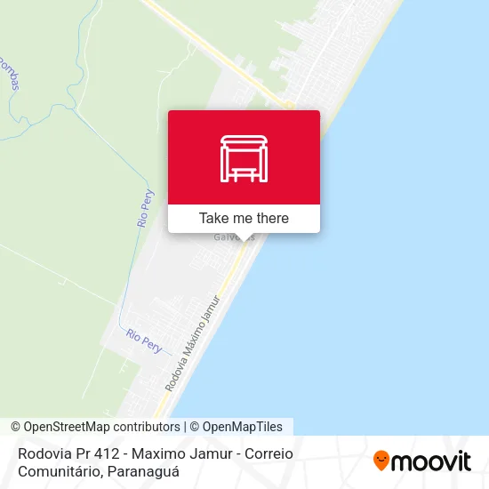 Rodovia Pr 412 - Maximo Jamur - Correio Comunitário map