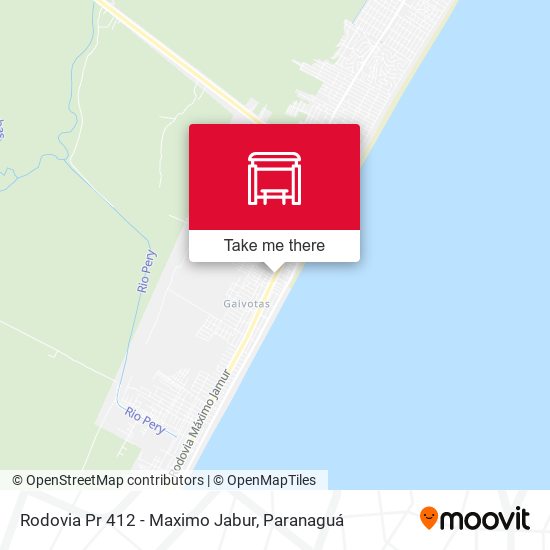 Rodovia Pr 412 - Maximo Jabur map