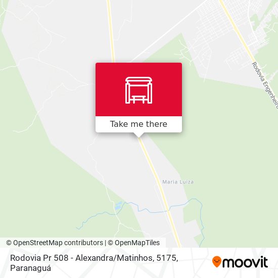 Rodovia Pr 508 - Alexandra / Matinhos, 5175 map
