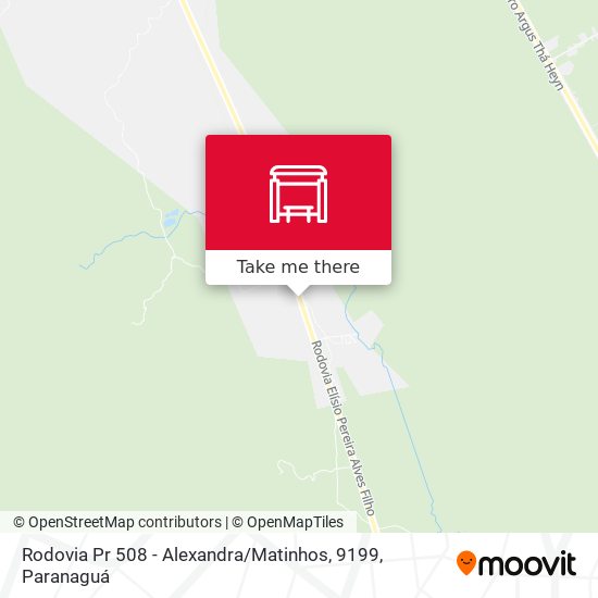 Mapa Rodovia Pr 508 - Alexandra / Matinhos, 9199