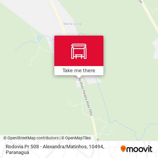 Rodovia Pr 508 - Alexandra / Matinhos, 10494 map