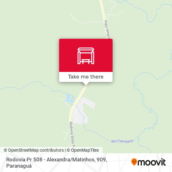Rodovia Pr 508 - Alexandra / Matinhos, 909 map