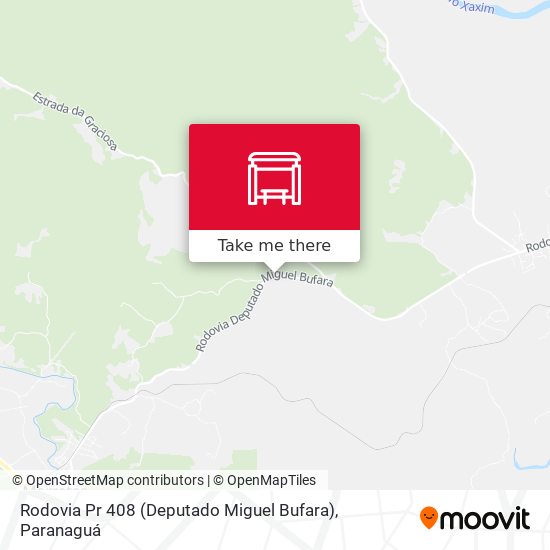 Rodovia Pr 408 (Deputado Miguel Bufara) map