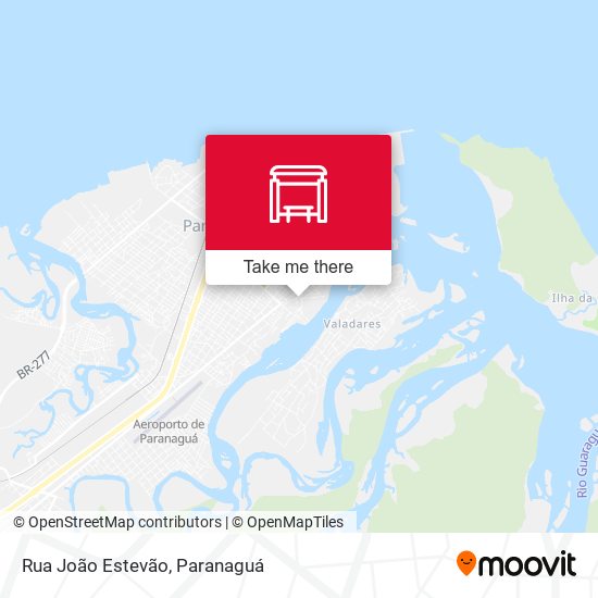 Rua João Estevão map