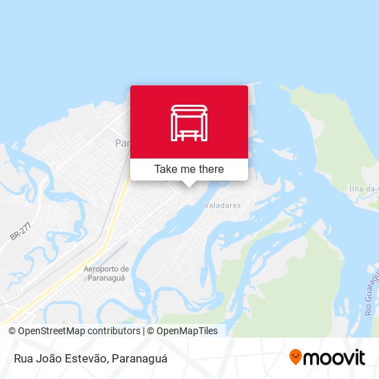 Rua João Estevão map