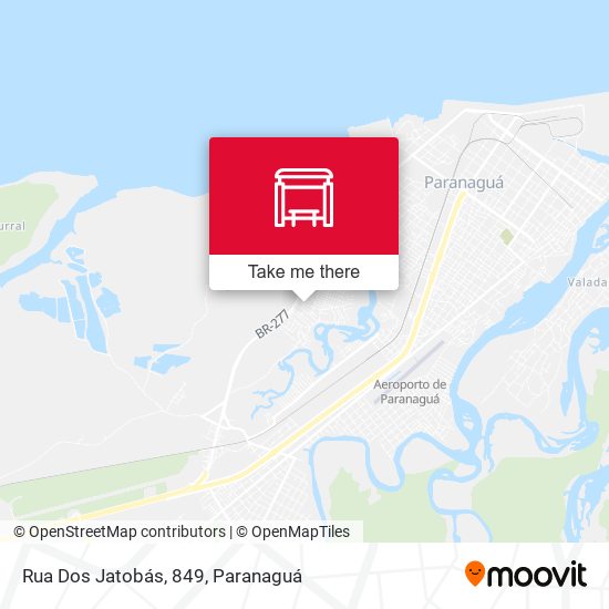 Rua Dos Jatobás, 849 map