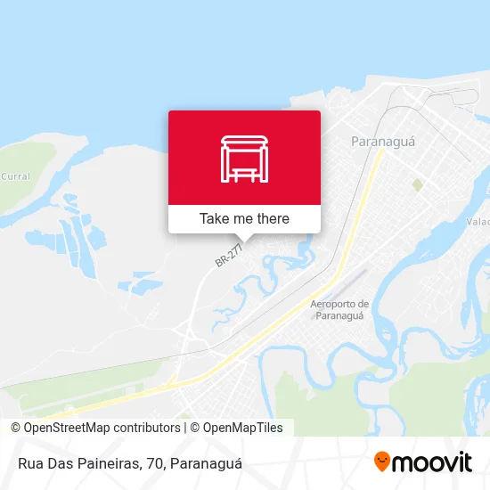 Rua Das Paineiras, 70 map