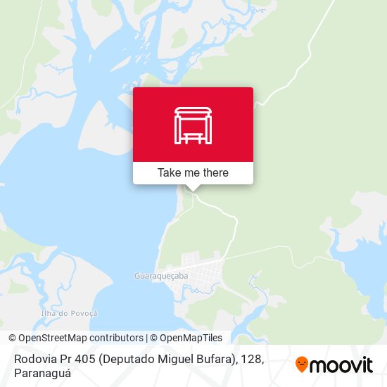 Rodovia Pr 405 (Deputado Miguel Bufara), 128 map
