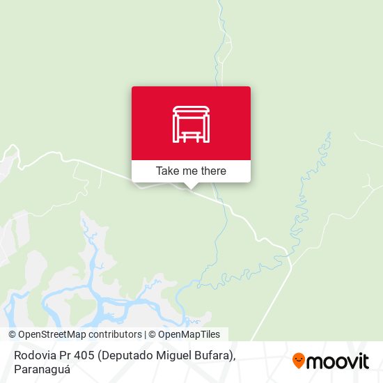 Rodovia Pr 405 (Deputado Miguel Bufara) map