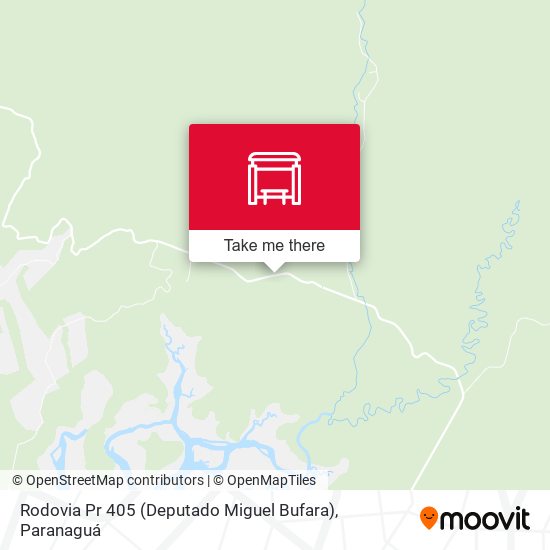 Rodovia Pr 405 (Deputado Miguel Bufara) map