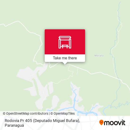 Rodovia Pr 405 (Deputado Miguel Bufara) map