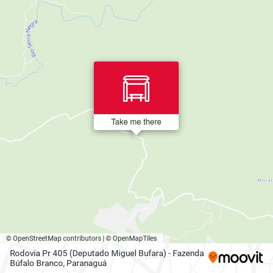 Rodovia Pr 405 (Deputado Miguel Bufara) - Fazenda Búfalo Branco map