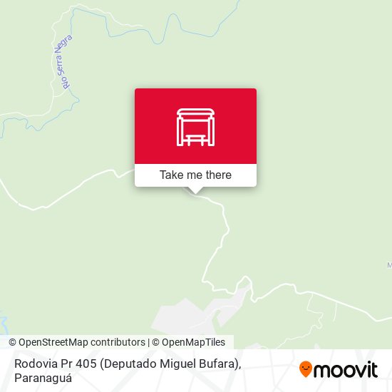 Rodovia Pr 405 (Deputado Miguel Bufara) map
