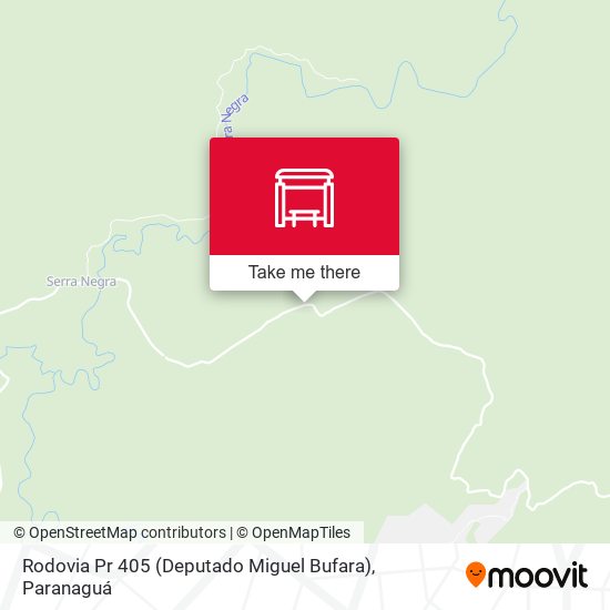 Rodovia Pr 405 (Deputado Miguel Bufara) map